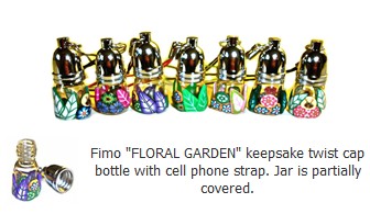 Fimo Clay Essential Oil Bottles