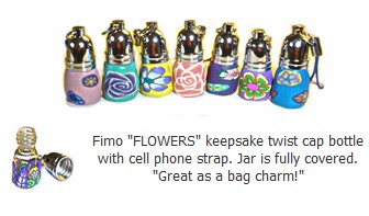Fimo Clay Essential Oil Bottles