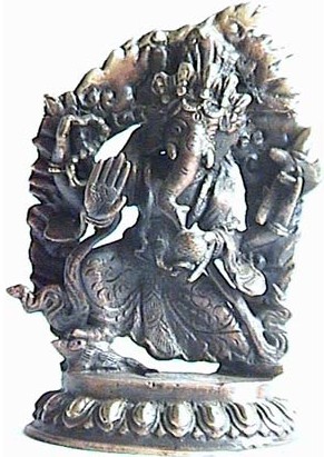 Frame Ganesh Brass Statue