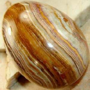 GOLD CRAZY LACE AGATE Egg Stone