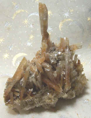 Golden Selenite Clusters