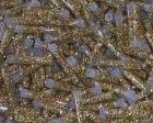 Gold Flake Filled Glass Vials