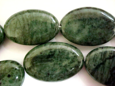 Green Jasper Beads