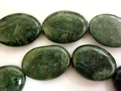 Green Jasper Beads
