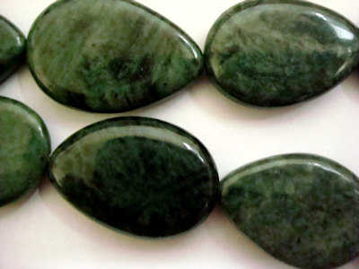 Green Jasper Beads