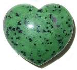 Green Zoisite Puffy Heart