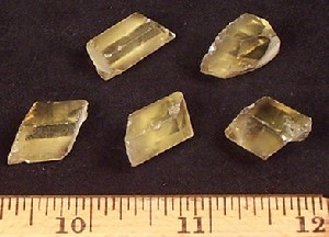 Olive Quartz Points