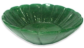 Green Jade Prayer Vessel Bowls