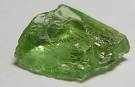 Green Spodumene Faceting Rough