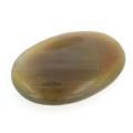 Grey Carnelian Palm Thumb Worry Stone