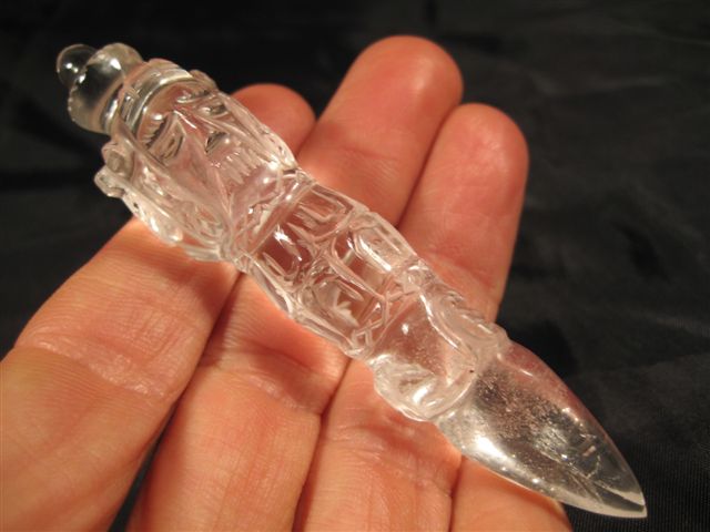 Himalayan Quartz Crystal Phurba Phurpa Dagger