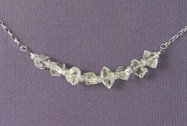 Himalaylan Quartz Diamond Necklace 