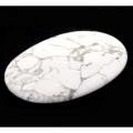 Howlite Palm Thumb Worry Stone