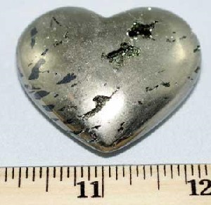 Iron Pyrite Puffy Hearts