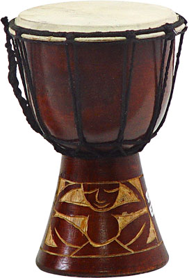 Jimbe Indonesian Carved Drums Instruments