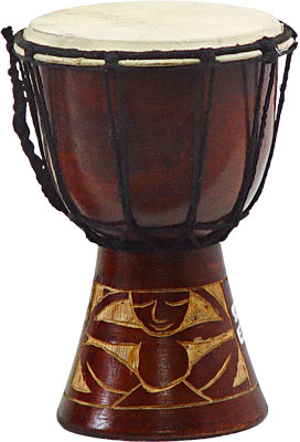 Jimbe Indonesian Carved Drums Instruments