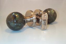 Labradorite Privacy or Passage Doorknob Set 