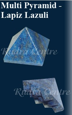 Lapis Lazuli 9 Grid Pyramid Base