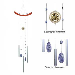 Unique Feng Shui Wind Chimes With Lapis Lazuli