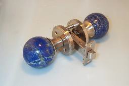 Lapis Lazuli Privacy or Passage Doorknob Set