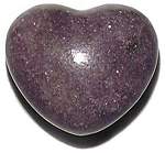 Lepidolite Puffy Heart 