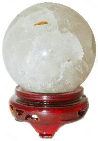 Milky Quartz Spheres, Crystal Ball