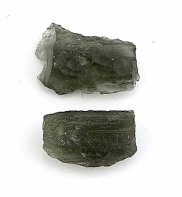 Natural Moldavite Drilled Pieces 