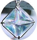 The Magician Stone Pendant Rainbow "Angel" Opal Aura