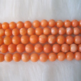 Orange Coral Beads