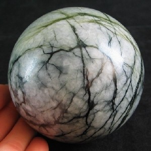 Chinese Picasso Jasper Sphere 