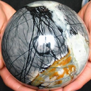 Huge Picasso Jasper Sphere