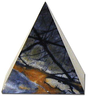 Picasso Stone Jasper Pyramids