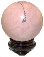 Pink Mookaite Sphere with Stand