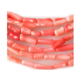 Pinkish Red Coral Beads