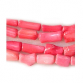 Pinkish Red Coral Beads