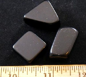 Jet Polished Pieces