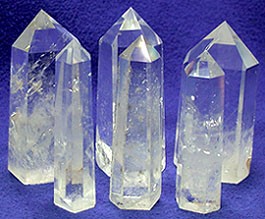 Polished Quartz Crystal Points