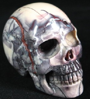 Porcelain Jasper Skulls