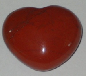 Red Jasper Puffy Hearts