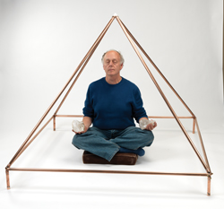 Phenacite Copper Meditation Pyramid