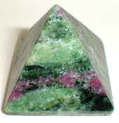 Ruby in Zoisite Pyramid