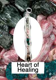 Heart Of Healing Crystal Vial Pendant
