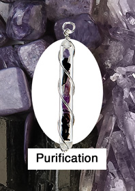 Purification Crystal Vial Pendants