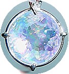 Radiant Heart CrystalPendant Rainbow "Angel" Opal Aura