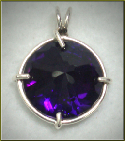 Radiant Heart Crystal - Siberian Purple Quartz