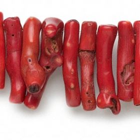Red Coral Beads
