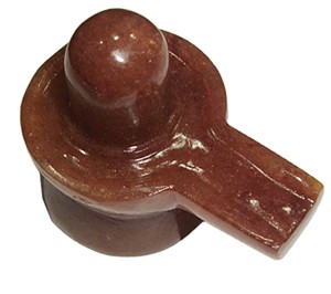 Shivlinga In Red Jade