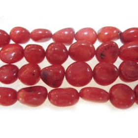 Orange Red Coral Beads