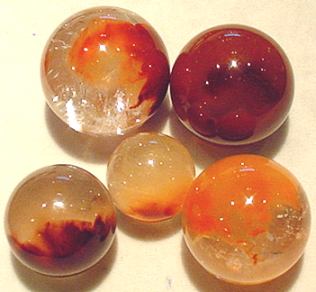 Red Quartz Hematoid Quartz Spheres