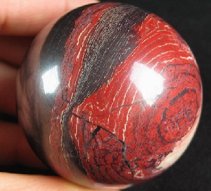 Red Snake Skin Jasper Sphere